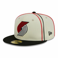 NBA Portland Trail Blazers Piping 2-Tone 59FIFTY Fitted Hat