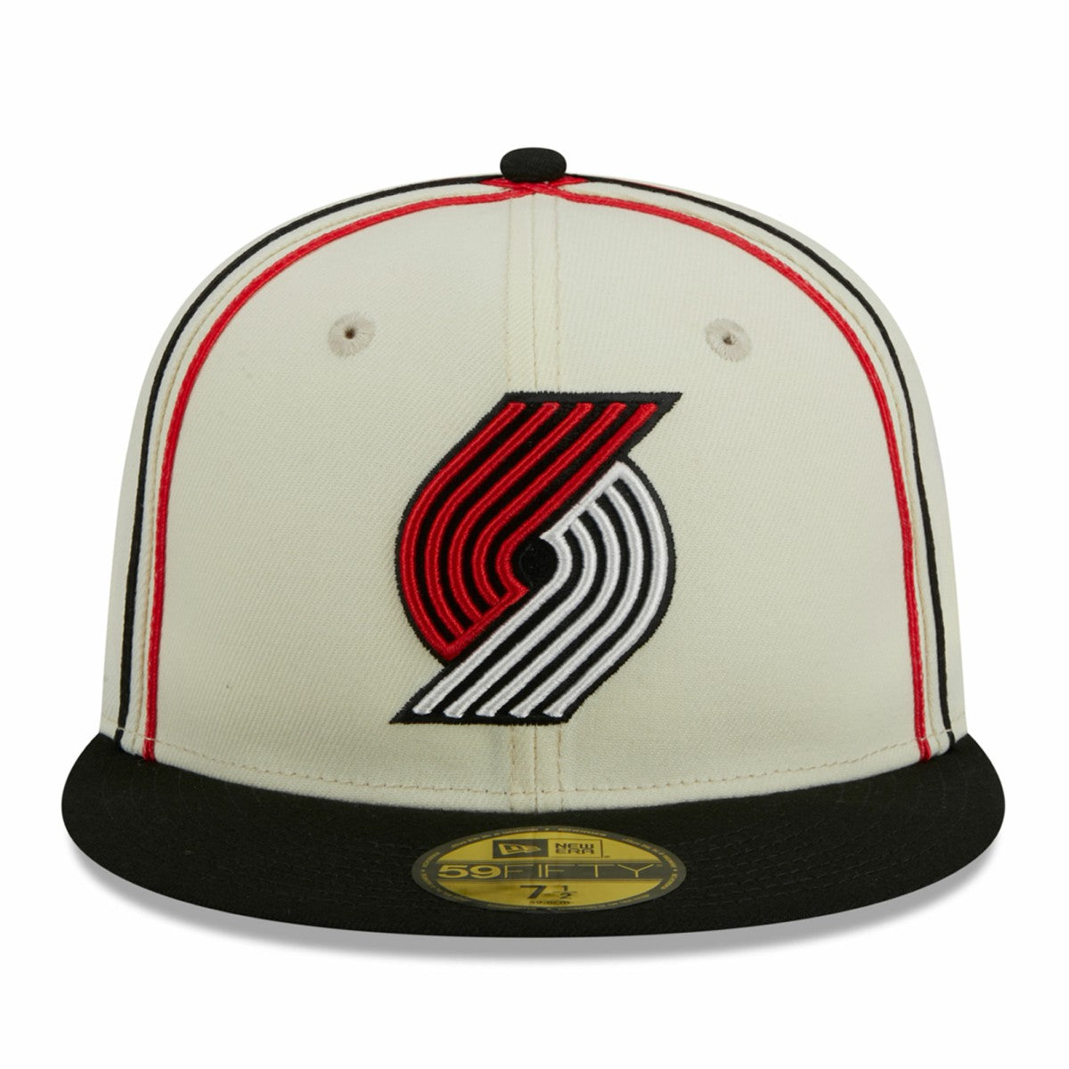 NBA Portland Trail Blazers Piping 2-Tone 59FIFTY Fitted Hat
