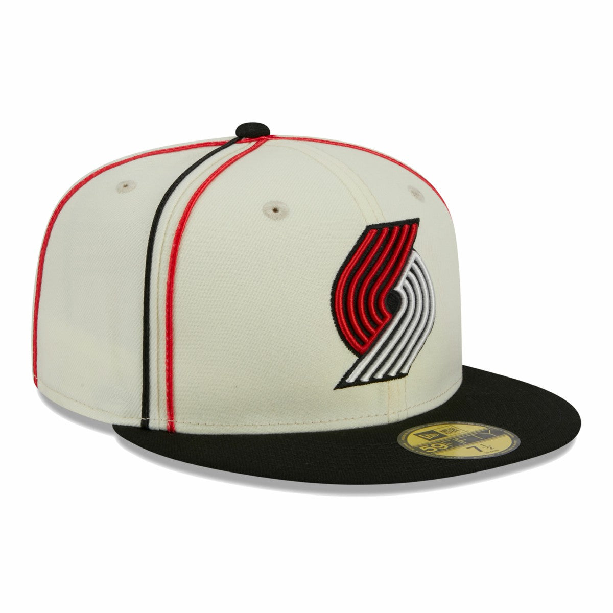 NBA Portland Trail Blazers Piping 2-Tone 59FIFTY Fitted Hat