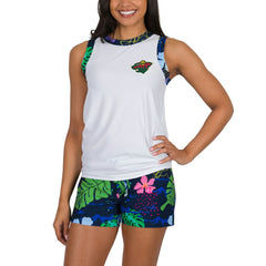 NHL White Minnesota Wild Concepts Sport Women's Roamer Knit Tank Top & Shorts Set