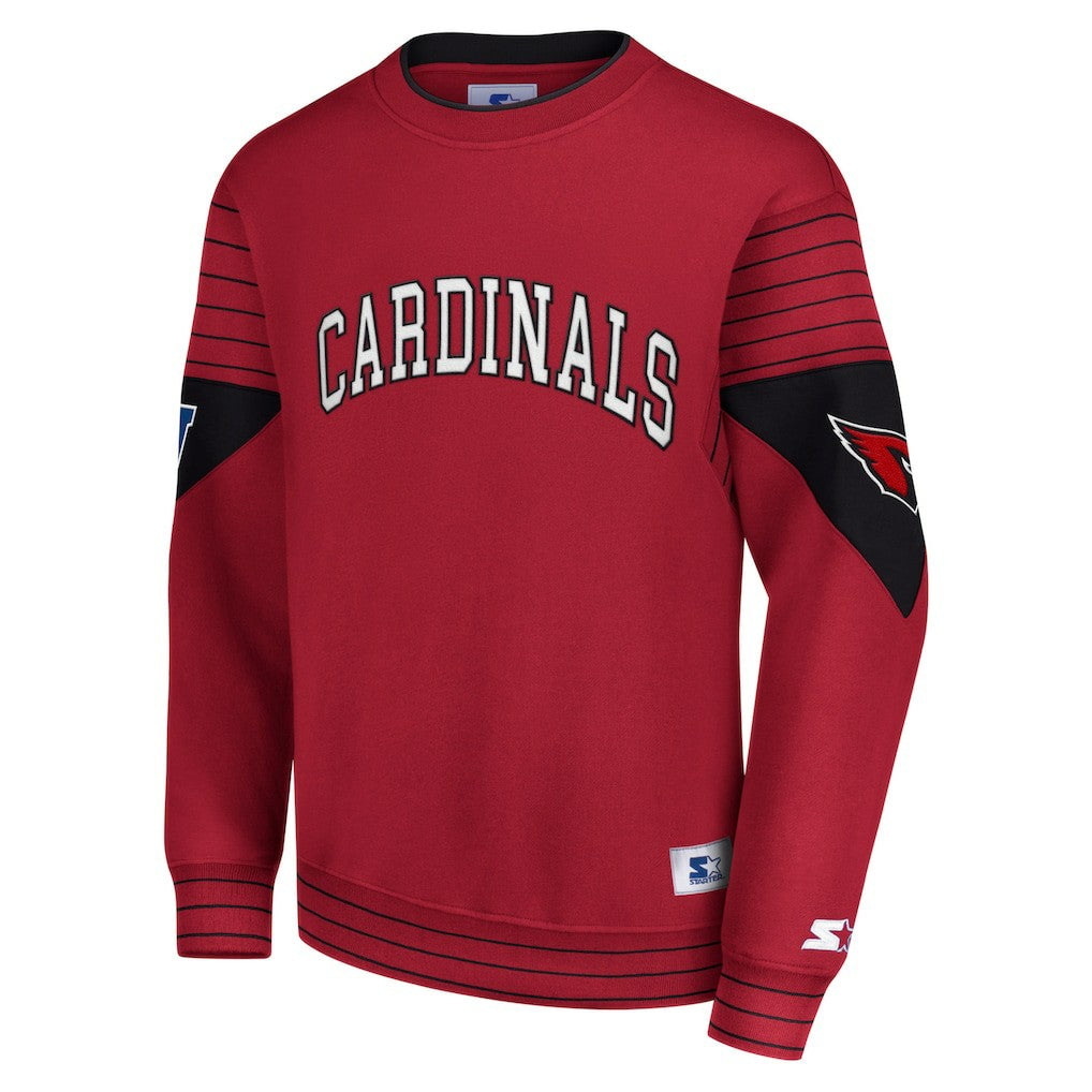Starter Face-Off Pullover Sweatshirt - Arizona Cardinals
