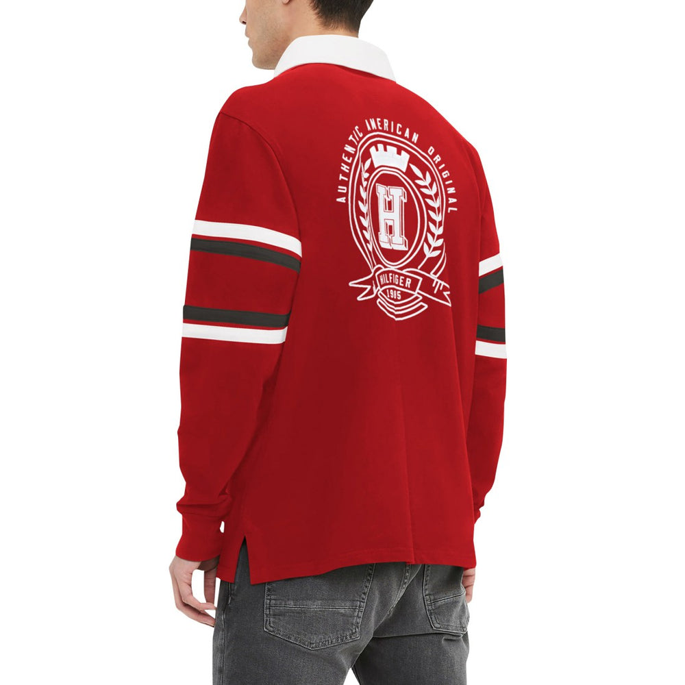 Tommy Hilfiger Cory Varsity Rugby Long Sleeve T-Shirt - Tampa Bay Buccaneers