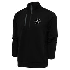 MLB Chicago Cubs Antigua Metallic Generation Quarter-Zip Pullover Top