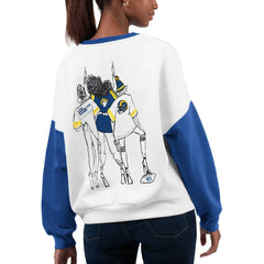 G-III 4Her by Carl Banks Women's A-Game Pullover Sweatshirt - Los Angeles Rams