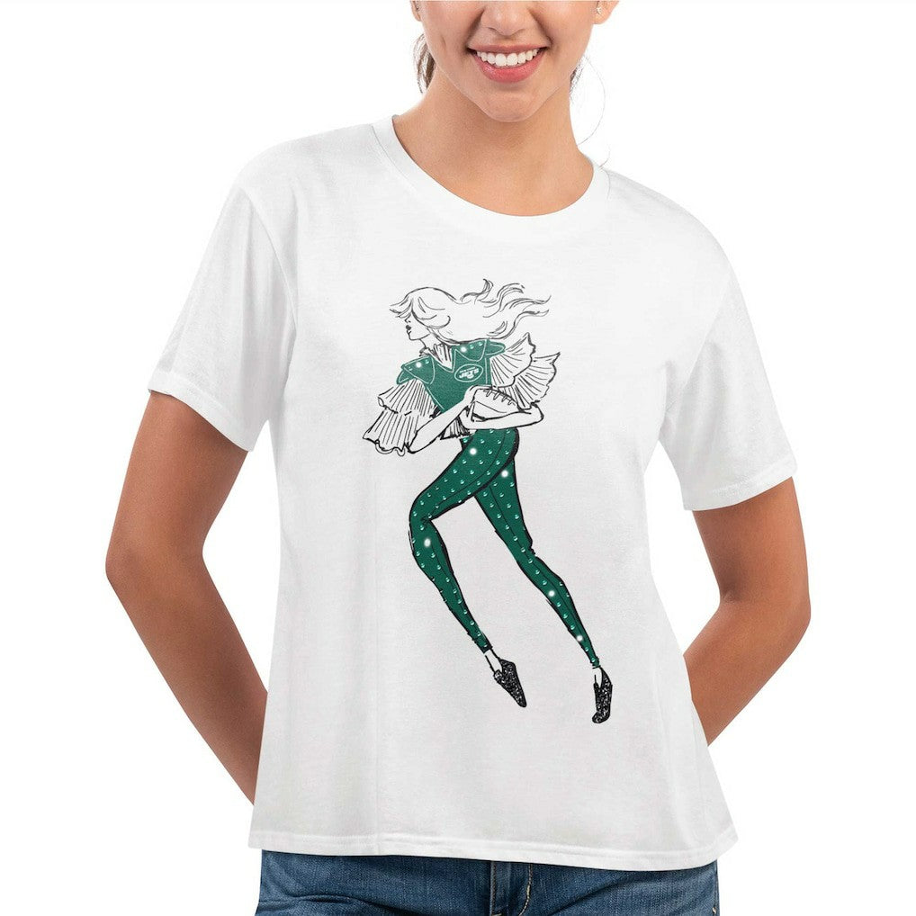 G-III 4Her by Carl Banks Women's Play The Ball T-Shirt - New York Jets