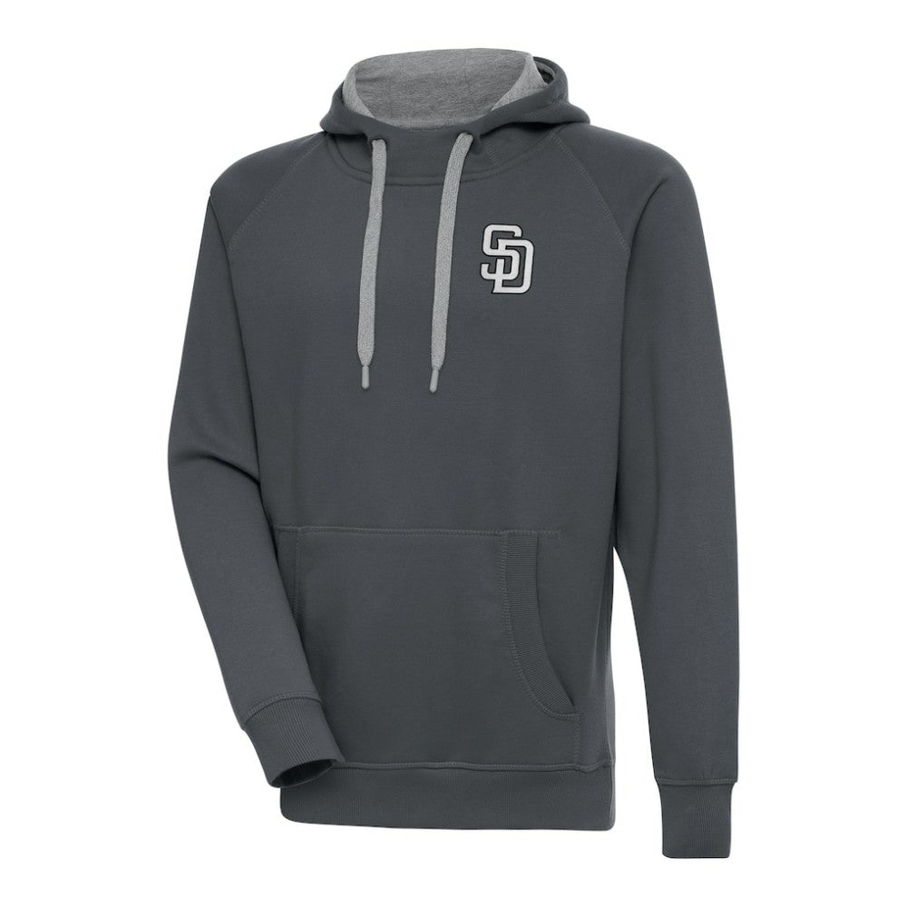 MLB San Diego Padres Antigua Metallic Victory Pullover Hoodie