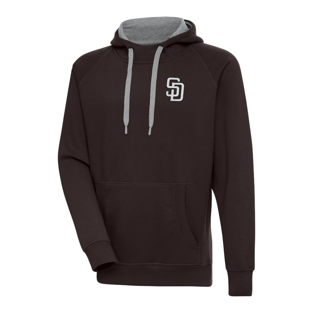 MLB San Diego Padres Antigua Metallic Victory Pullover Hoodie