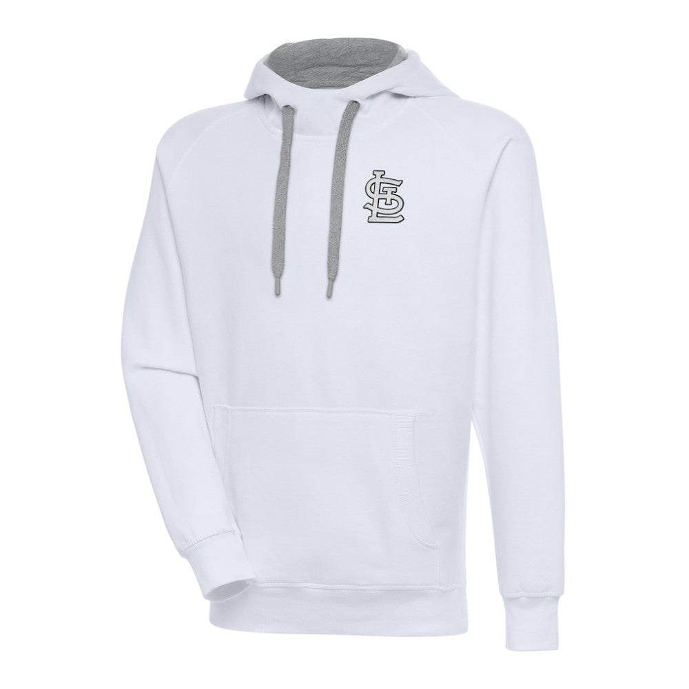 MLB St. Louis Cardinals Antigua Metallic Victory Pullover Hoodie