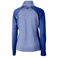 MLB Philadelphia Phillies Cutter & Buck Women's DryTec Forge Tonal Stripe Half-Zip Top