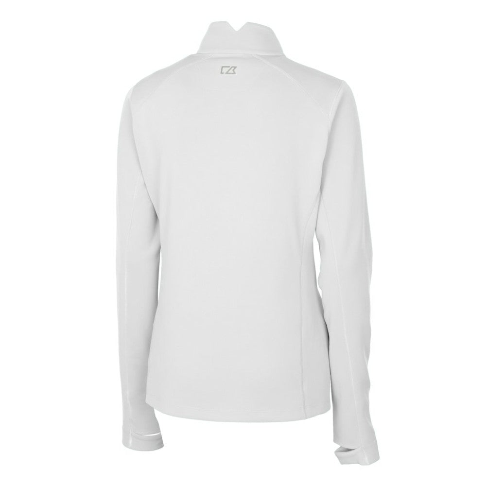 MLB New York Yankees Cutter & Buck Women's DryTec Traverse Stretch Quarter-Zip Pullover Top