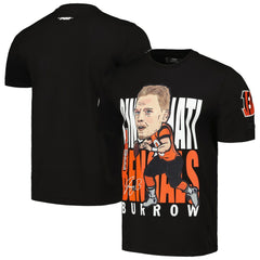 Joe Burrow  Pro Standard Avatar Remix Player Graphic T-Shirt - Cincinnati Bengals