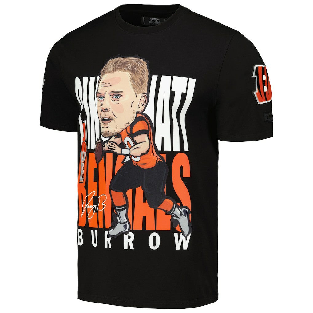 Joe Burrow  Pro Standard Avatar Remix Player Graphic T-Shirt - Cincinnati Bengals