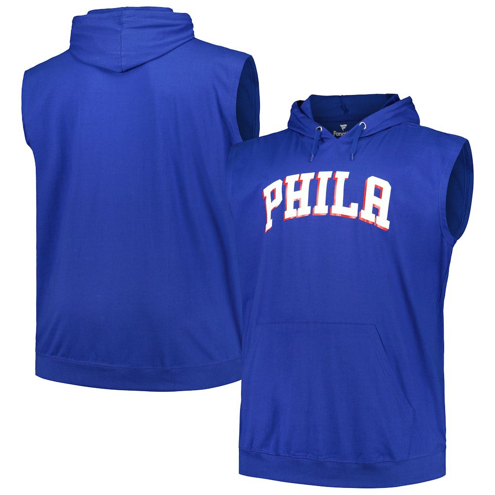 NBA Philadelphia 76ers Big & Tall Jersey Muscle Pullover Hoodie