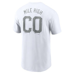 MLB Colorado Rockies Nike Mile High Hometown T-Shirt