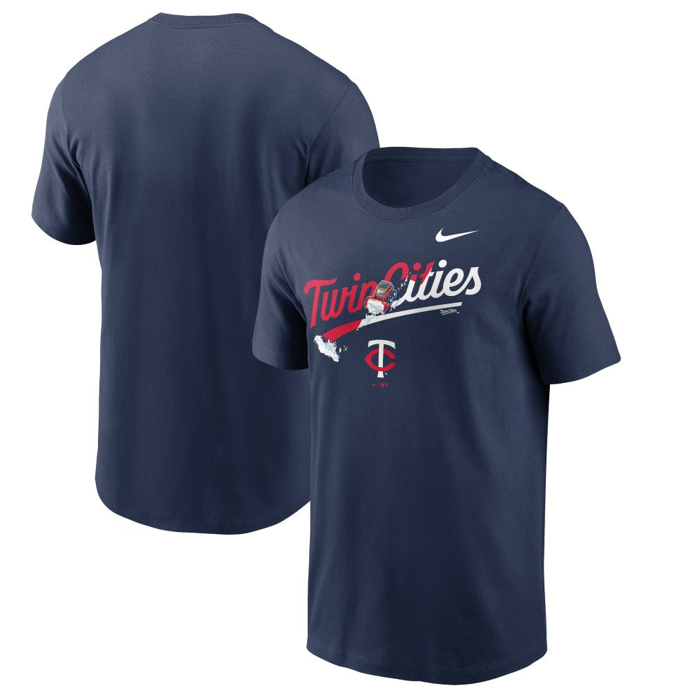 MLB Minnesota Twins Nike Twin Cities Snow Hometown T-Shirt