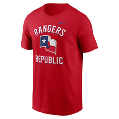 MLB Texas Rangers Nike Lone Star Flag Hometown T-Shirt