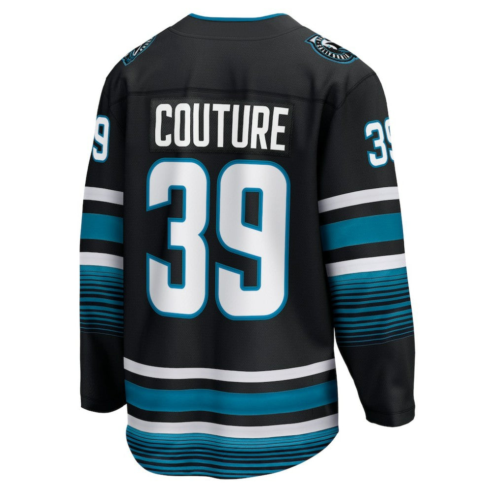 NHL Black Logan Couture San Jose Sharks Fanatics Breakaway Jersey