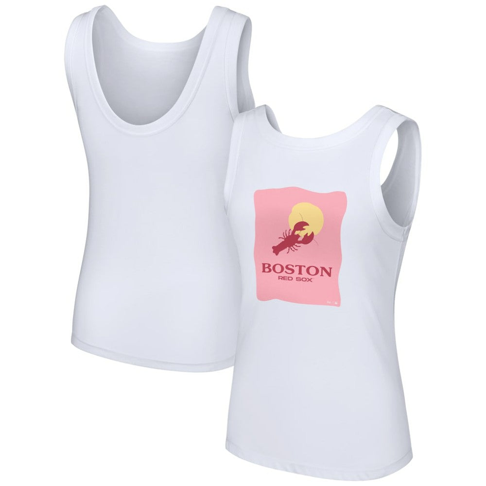 MLB Boston Red Sox Lusso Style Women's Lindy Tank Top