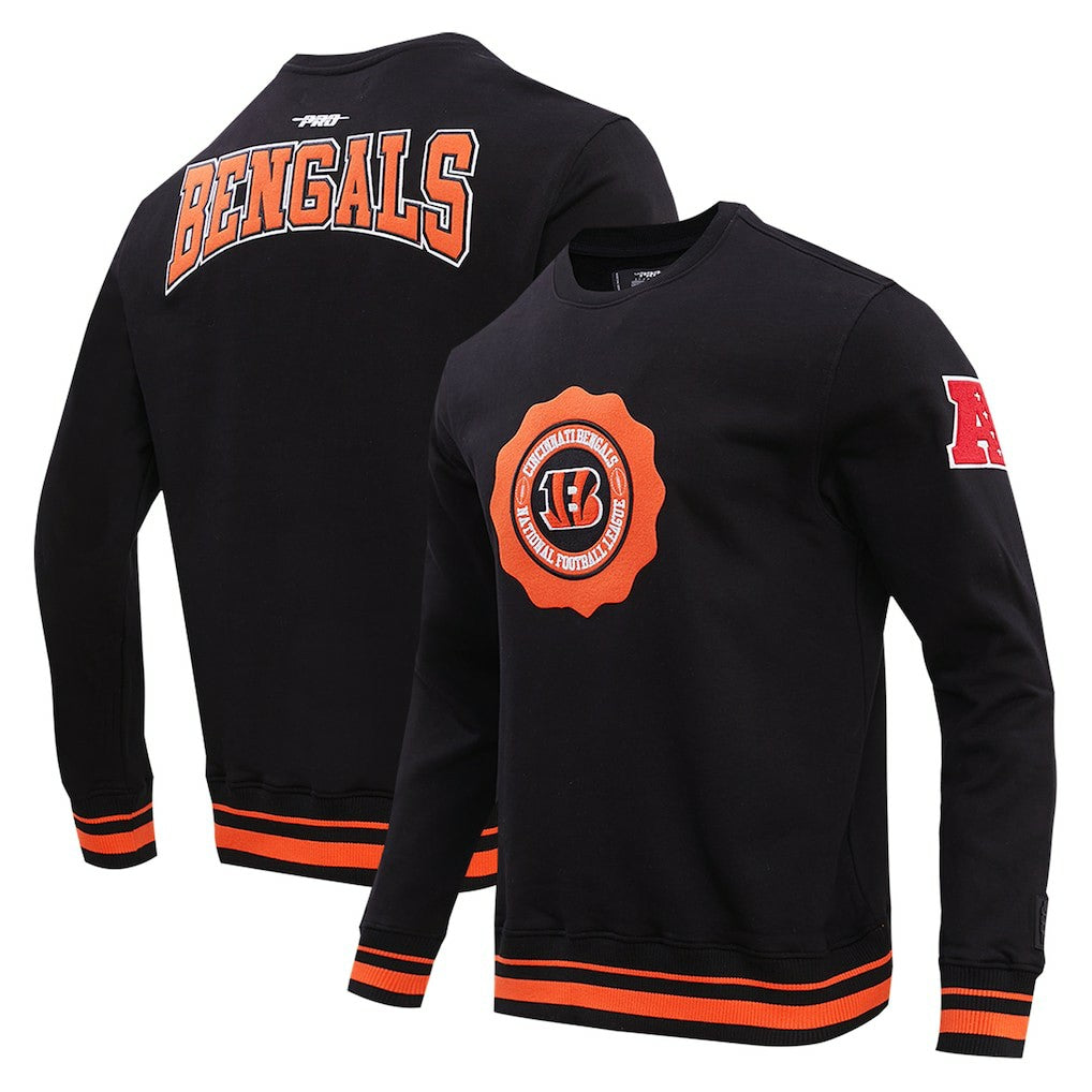 Pro Standard Crest Emblem Pullover Sweatshirt - Cincinnati Bengals