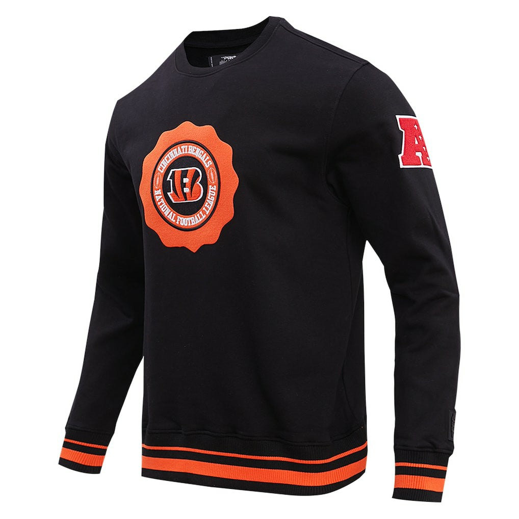Pro Standard Crest Emblem Pullover Sweatshirt - Cincinnati Bengals