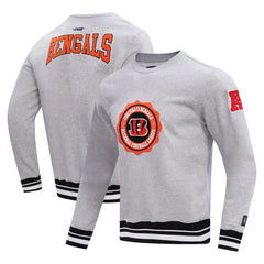 Pro Standard Crest Emblem Pullover Sweatshirt - Cincinnati Bengals
