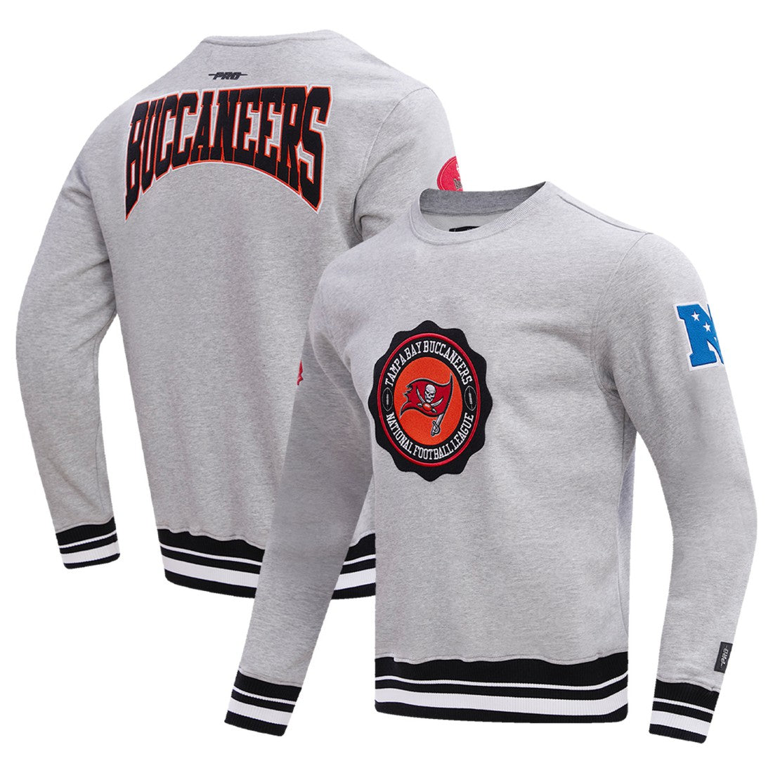 Pro Standard Crest Emblem Pullover Sweatshirt - Tampa Bay Buccaneers