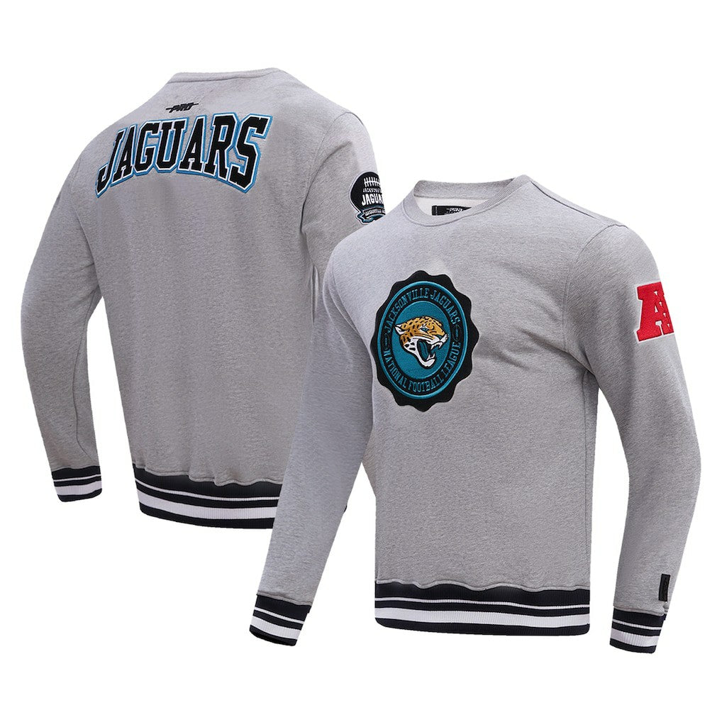 Pro Standard Crest Emblem Pullover Sweatshirt - Jacksonville Jaguars