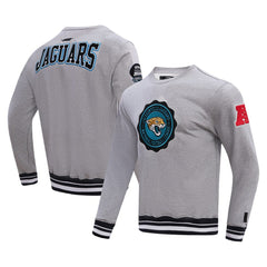Pro Standard Crest Emblem Pullover Sweatshirt - Jacksonville Jaguars