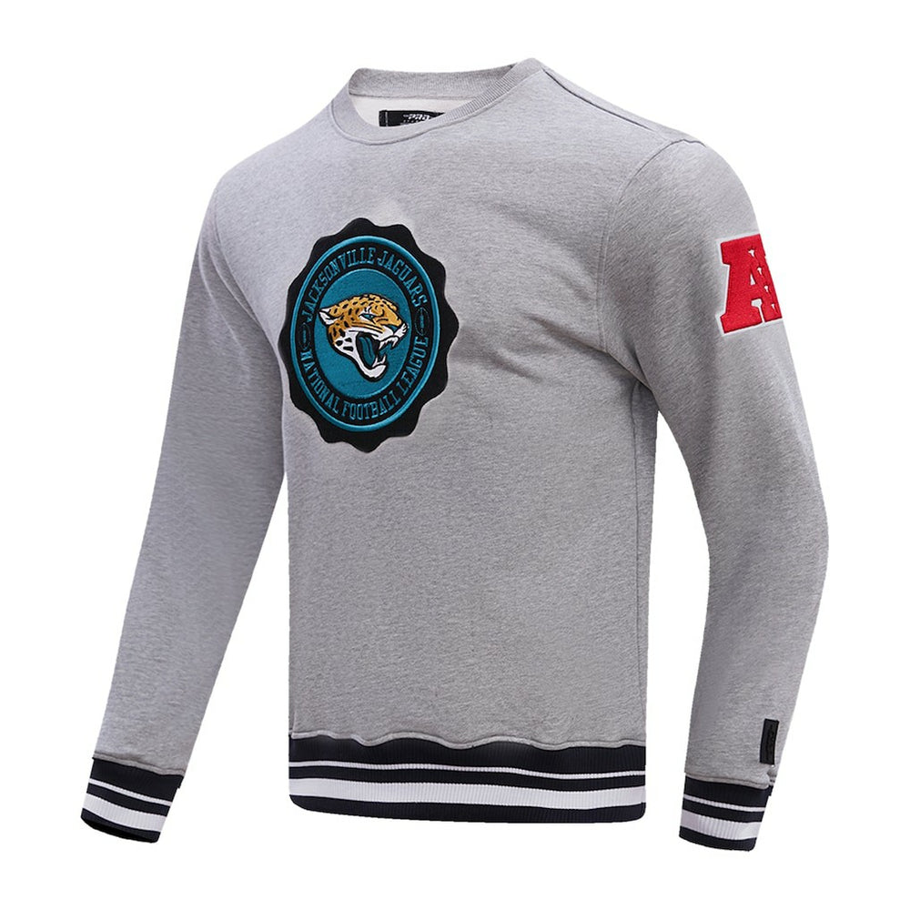 Pro Standard Crest Emblem Pullover Sweatshirt - Jacksonville Jaguars
