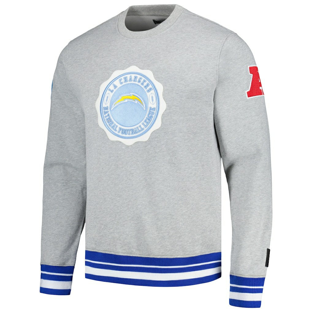 Pro Standard Crest Emblem Pullover Sweatshirt - Los Angeles Chargers
