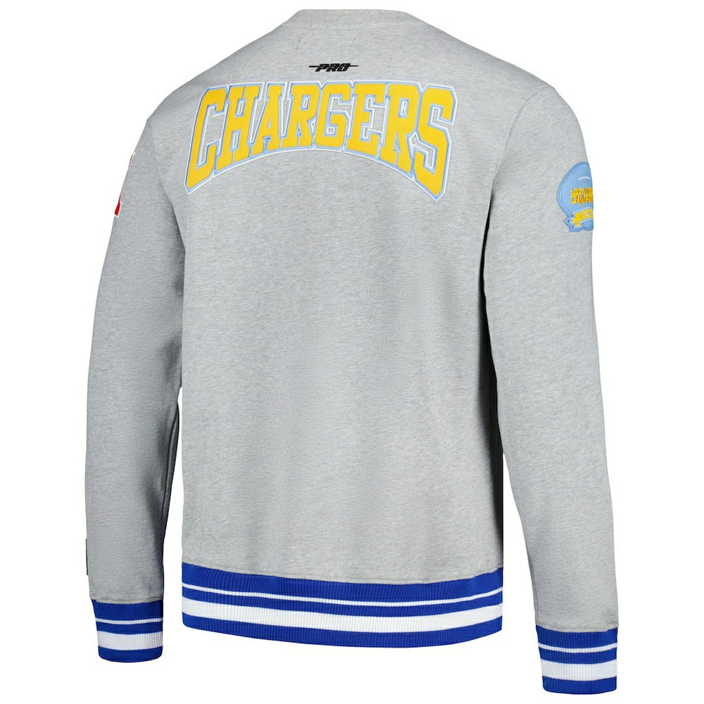 Pro Standard Crest Emblem Pullover Sweatshirt - Los Angeles Chargers