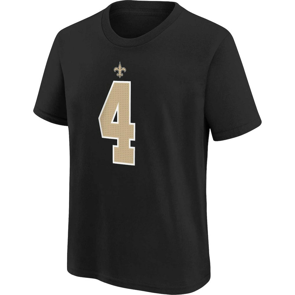 Derek Carr  Youth Player Name & Number T-Shirt - New Orleans Saints