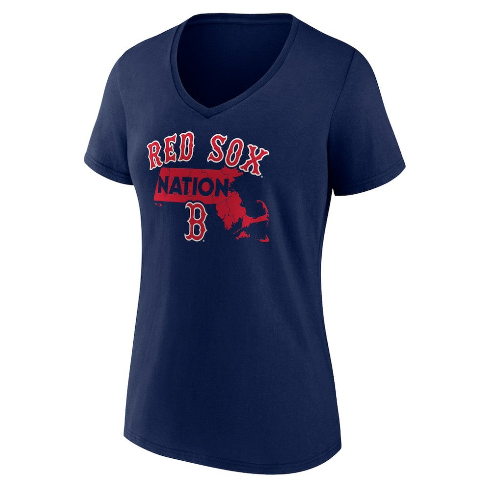 MLB Boston Red Sox Women's Hometown Nation V-Neck T-Shirt
