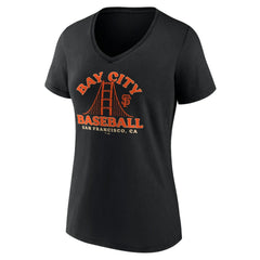 MLB San Francisco Giants Women's Hometown Bay City Baseball V-Neck T-Shirt