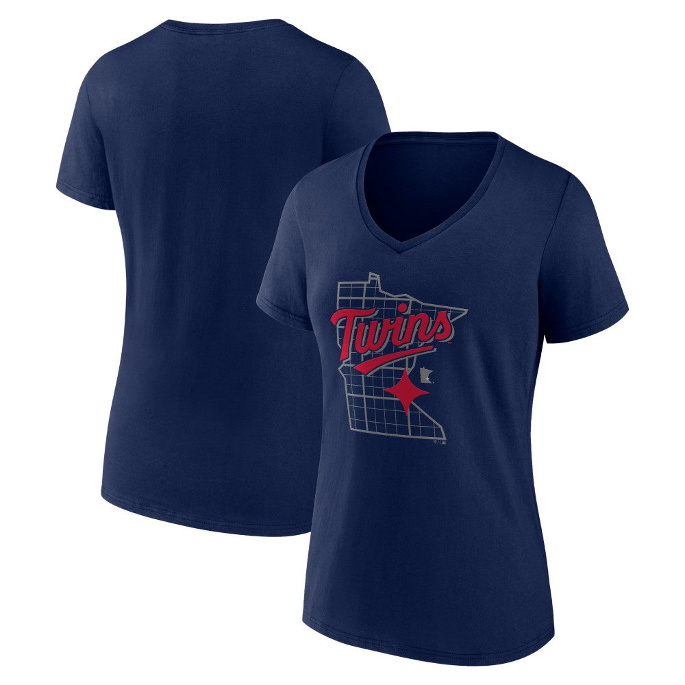 MLB Minnesota Twins Women's Hometown Pride V-Neck T-Shirt