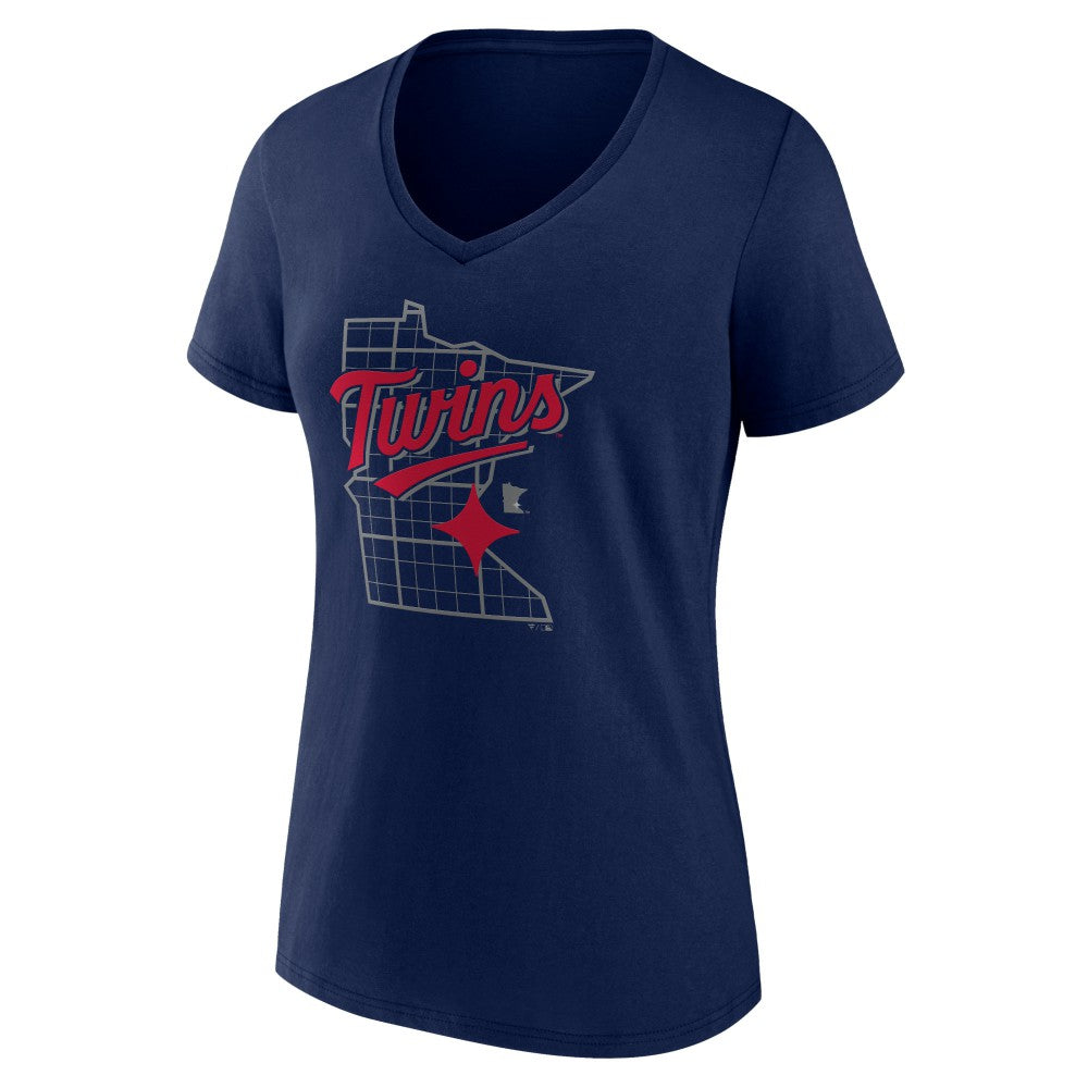 MLB Minnesota Twins Women's Hometown Pride V-Neck T-Shirt