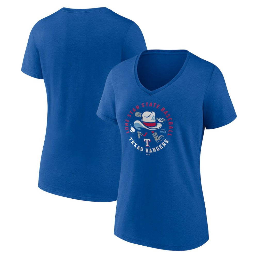 MLB Texas Rangers Women's Hometown Pride V-Neck T-Shirt