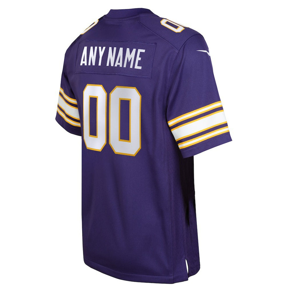 Youth Classic Custom Game Jersey - Minnesota Vikings