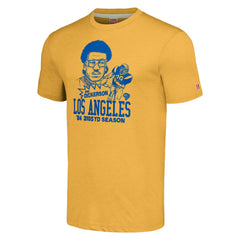 Eric Dickerson  Homage Unisex Caricature Retired Player Tri-Blend T-Shirt - Los Angeles Rams