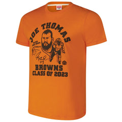 Joe Thomas  Homage Unisex Caricature Retired Player Tri-Blend T-Shirt - Cleveland Browns