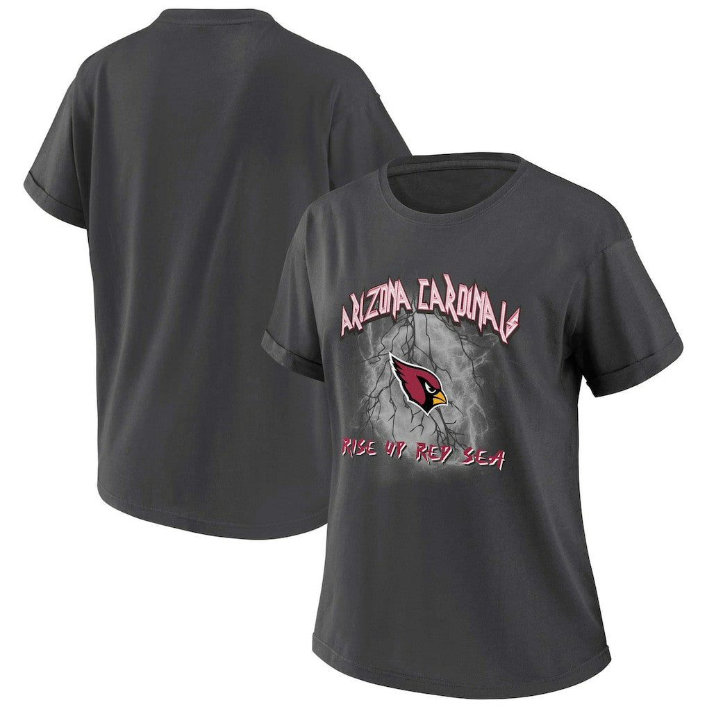 WEAR by Erin Andrews Women's Boyfriend T-Shirt - Arizona Cardinals