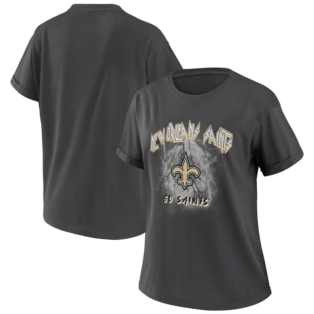 WEAR by Erin Andrews Women's Boyfriend T-Shirt - New Orleans Saints