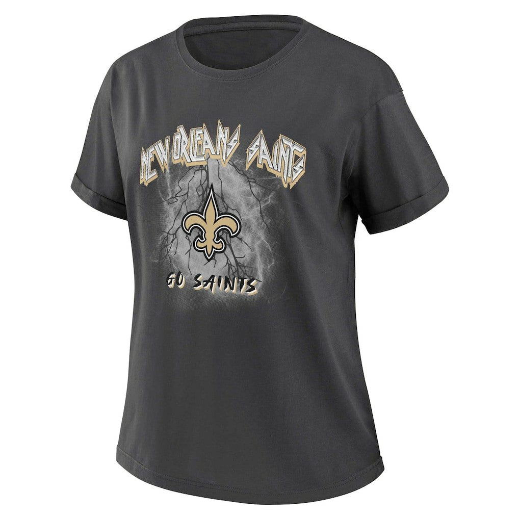WEAR by Erin Andrews Women's Boyfriend T-Shirt - New Orleans Saints