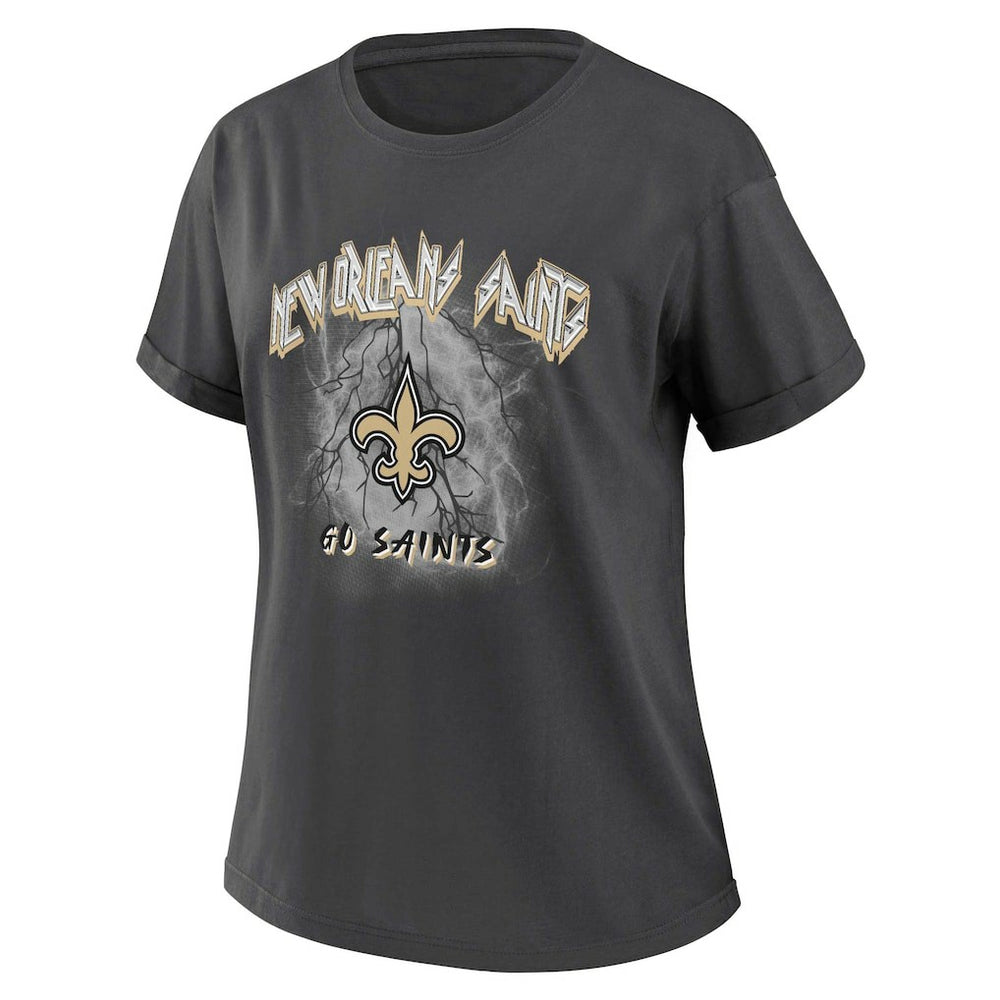 WEAR by Erin Andrews Women's Boyfriend T-Shirt - New Orleans Saints