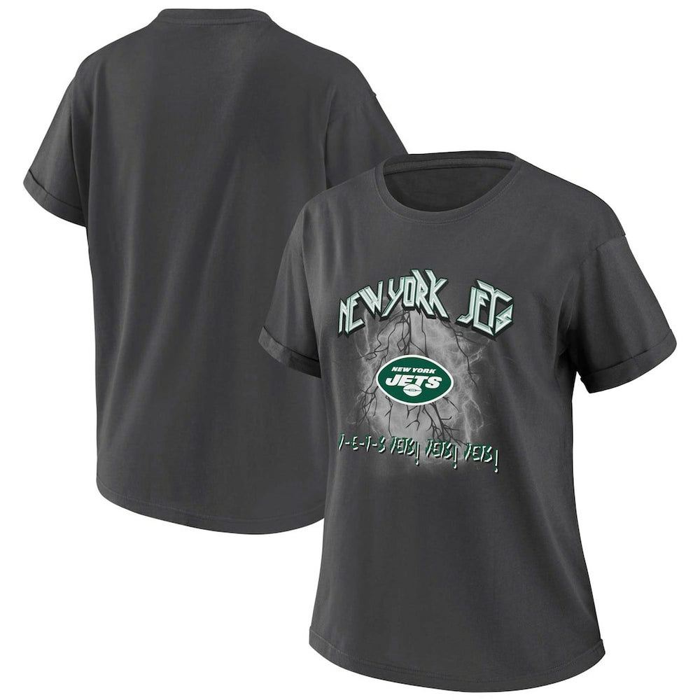 WEAR by Erin Andrews Women's Boyfriend T-Shirt - New York Jets