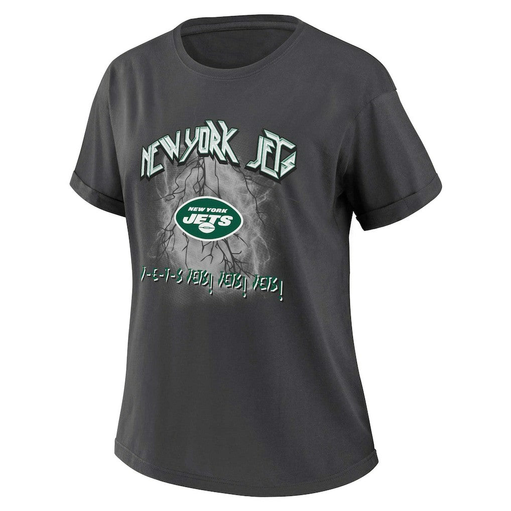 WEAR by Erin Andrews Women's Boyfriend T-Shirt - New York Jets
