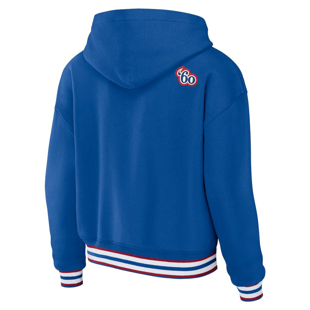WEAR by Erin Andrews Women's Lace-Up Pullover Hoodie - Buffalo Bills