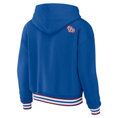 WEAR by Erin Andrews Women's Lace-Up Pullover Hoodie - Buffalo Bills