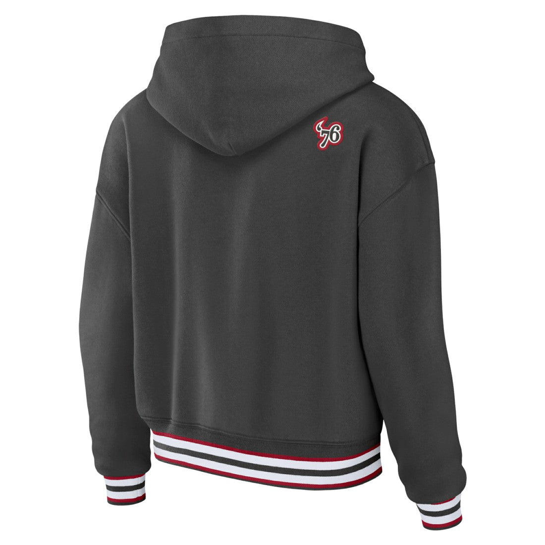 WEAR by Erin Andrews Women's Lace-Up Pullover Hoodie - Tampa Bay Buccaneers