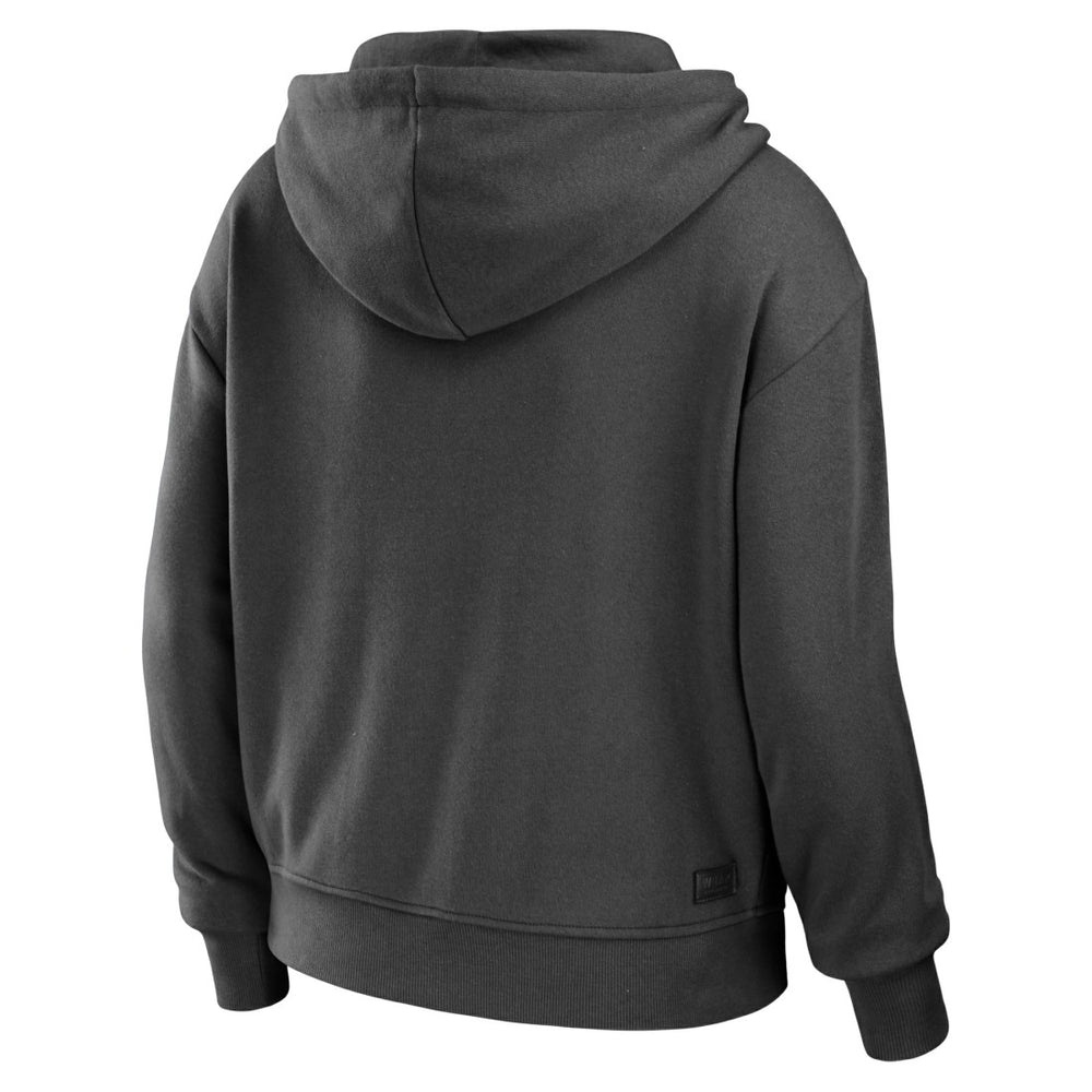 WEAR by Erin Andrews Women's Color Block Light Weight Modest Crop Full-Zip Hoodie - Tampa Bay Buccaneers